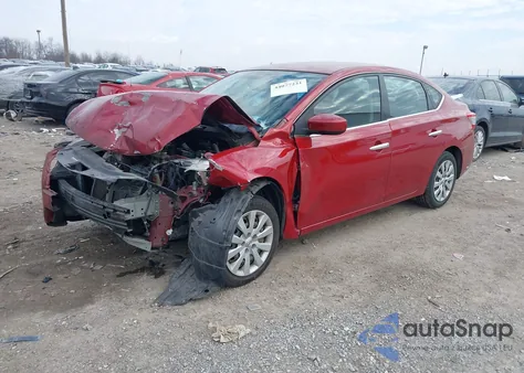 2014 Nissan Sentra Sv из США, поврежденный, VIN 3N1AB7AP5EL693731